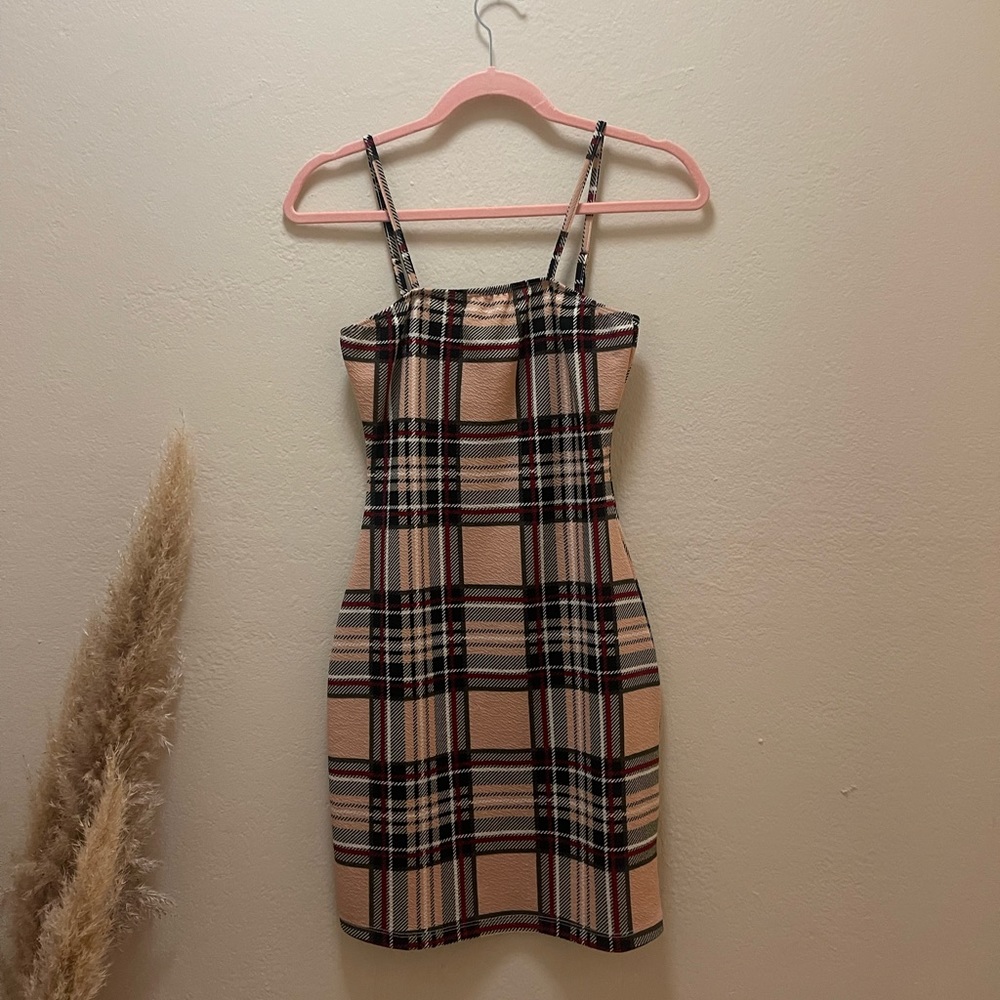 Fashion Nova Plaid Mini Dress
